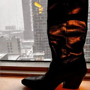 Black Knee-High Women's Boots